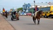 A chegada da Chama Crioula - Cavaleiros do CTG Sentinela dos Pampas - 250 km de viagem