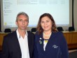 Presidente Paulo Butzge e Adriana Hintz