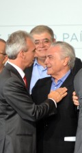 Prefeito Paulo Butzge com o Presidente Michel Temer