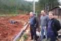 Prefeitura prepara o terreno para instalao da Concreto Trevisan