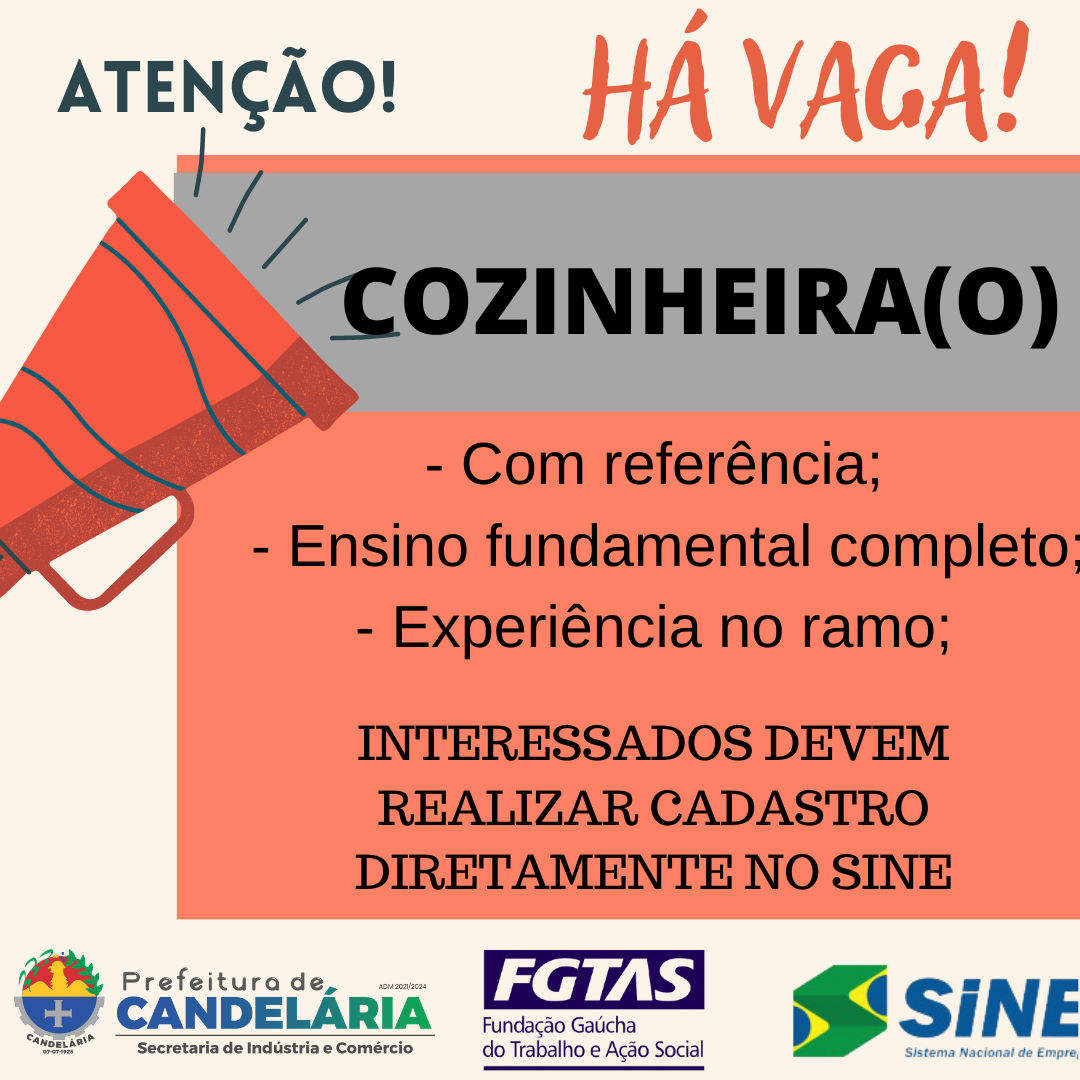 Cozinheira (o)