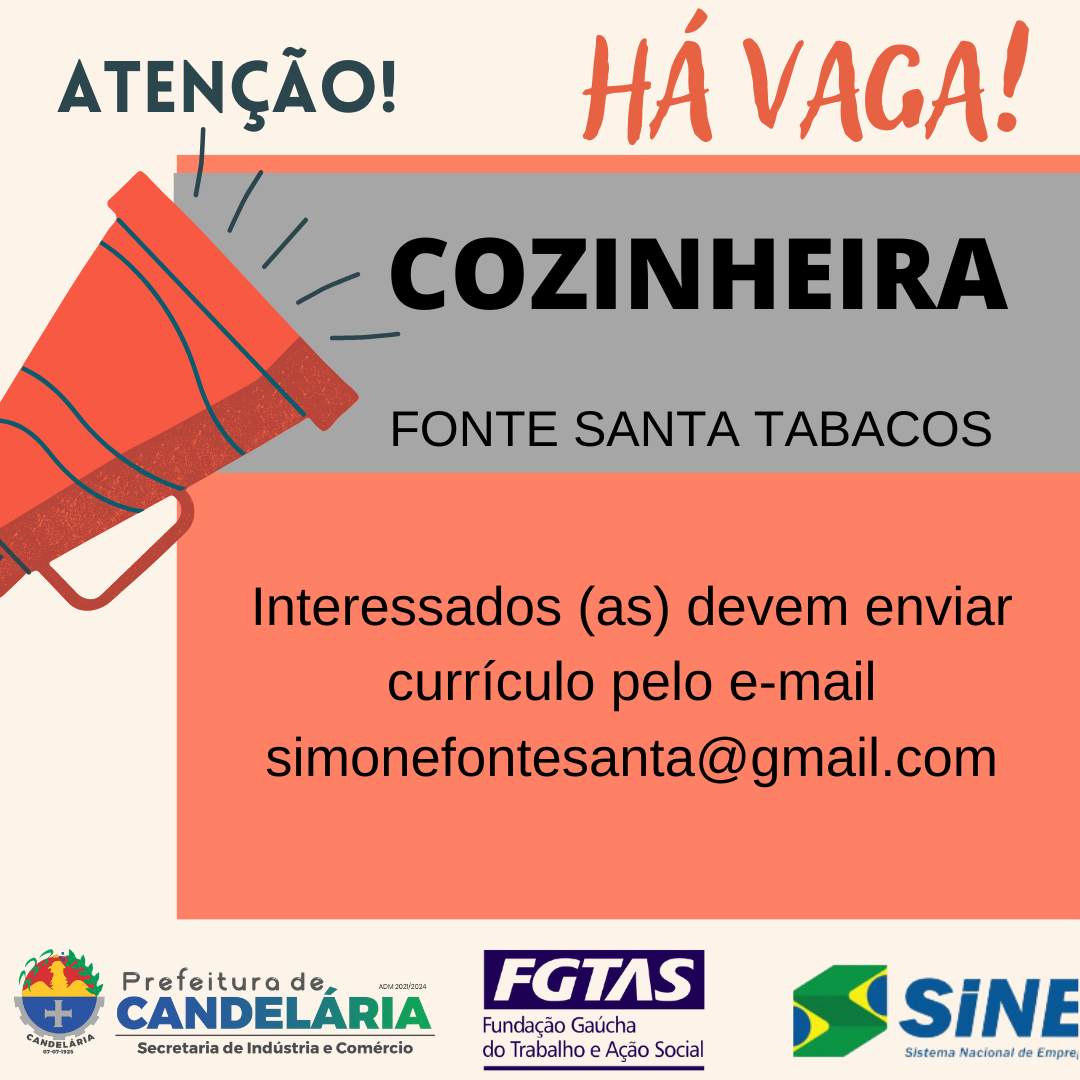 Cozinheira (o)