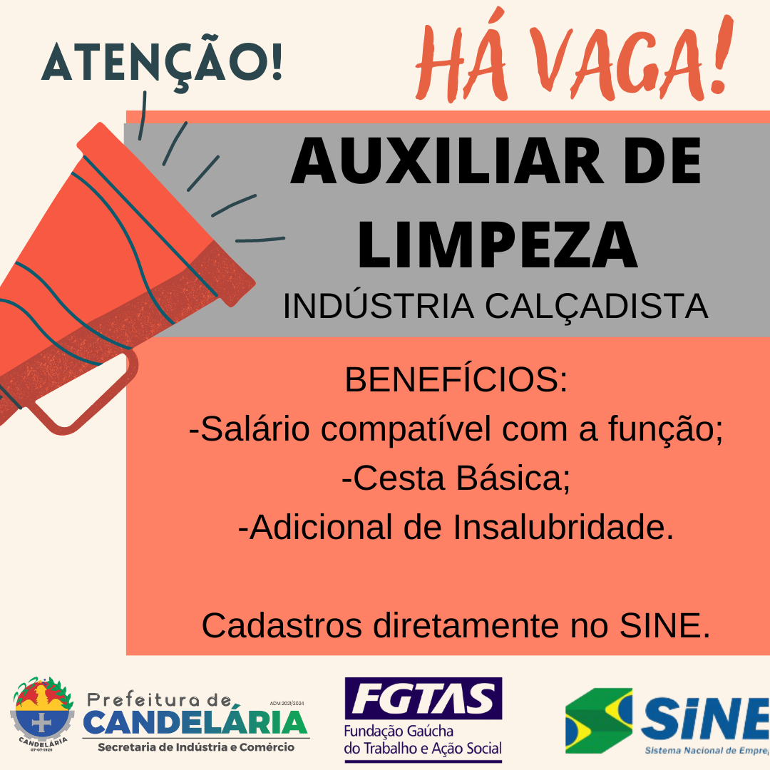 Auxiliar de Limpeza