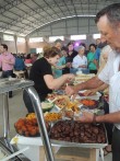 O buffet foi farto: popula��o aprovou