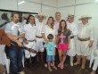 Prefeito Paulo Butzge e familia com "Os Fagundes"