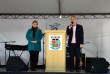 Prefeito Paulo Butzge em seu pronunciamento