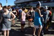 Argentinos no desfile na rua