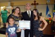 Prefeito Paulo com a primeira Dama Gabriela, Paulinha e Rafael - fam�lia, base de tudo