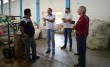 Equipe da prefeitura visitou o local