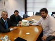 Prefeito e Secretrio com Christian Spessato