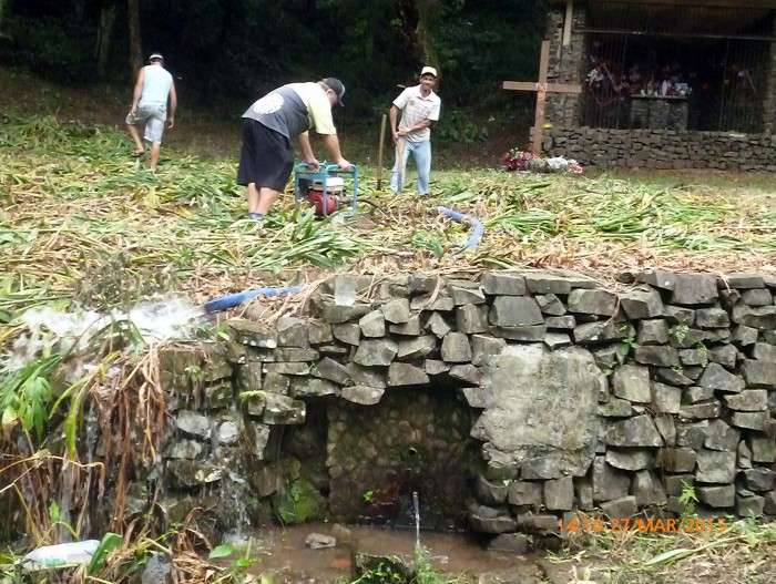 Preparativos para a romaria ao Santo Cerro
