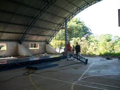 Gin�sio de Vila Botucara� em per�odo de conclus�o 