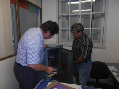 Aristides Feistler registra BO no Hospital Candel�ria