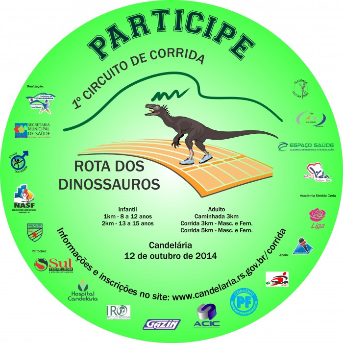 Incries I Circuito de Corrida Rota dos Dinossauros 2014