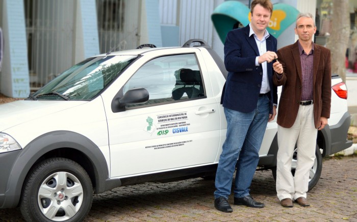 Candel�ria recebe ve�culo para inspe��o sanit�ria