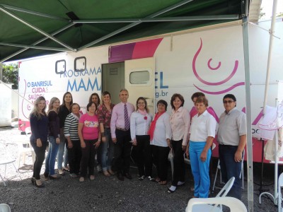 Parceria Liga Feminina de Combate ao C�ncer e Secretaria de Sa�de trazem Mamam�vel