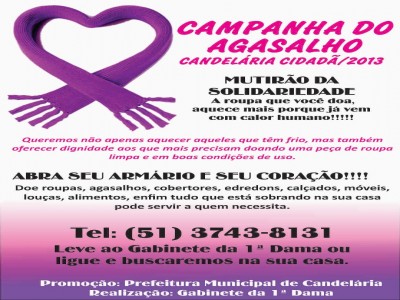 Campanha do Agasalho vai iniciar a distribuio dos donativos