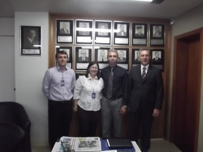 Superintendente do Banco do Brasil do Brasil visita Paulo Butzge