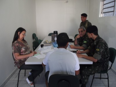 67 Jovens selecionados para o Ex�rcito Brasileiro