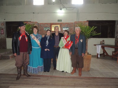 Casal Chinoca e Xir� escolhidos no CTG Sentinela dos Pampas.