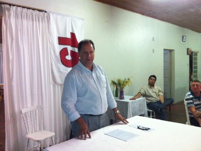 Deputado Federal Alceu Moreira visita Candel�ria