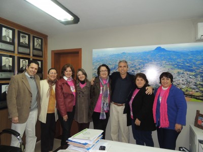 Liga Feminina de Combate ao C�ncer visita executivo municipal