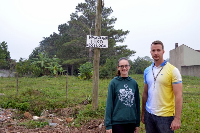 Lixo urbano descartado em locais impr�prios