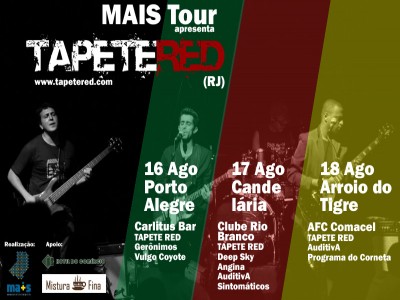 MAIS Rock Candel�ria - MAIS Tour com a banda carioca Tapete Red 