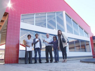 Primeira etapa da creche da rua Amndio Silva est concluda