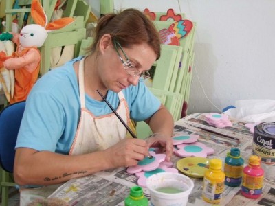 Decorao de Pscoa nas ruas segunda-feira