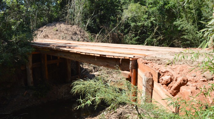 Obras conclui ponte nova na Boa Vista