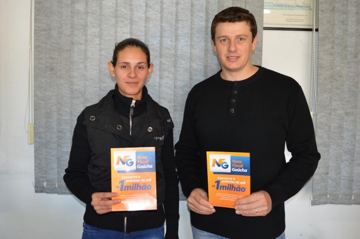 Novos ganhadores do NF Gaucha em Candel�ria