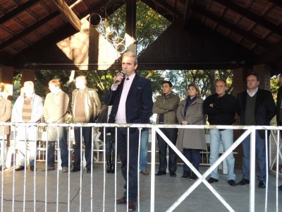 Paulo Butzge abre comemora��es de anivers�rio de Candel�ria.