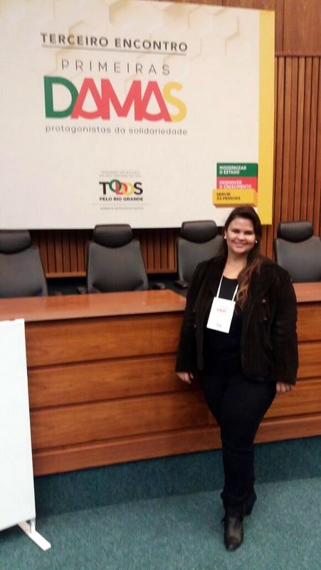 Gabriela participa do 3� Encontro das Primeiras Damas do RS