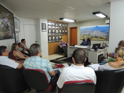 Paulo Butzge realiza primeira reuni�o do ano com secret�rios