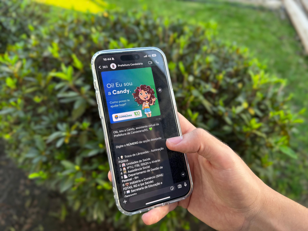 Prefeitura de Candelria lana a Candy, sua assistente virtual